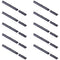Pour Samsung Galaxy A31 SM-A315 10 pièces bouton d'alimentation + bouton de contrôle du volume (noir)